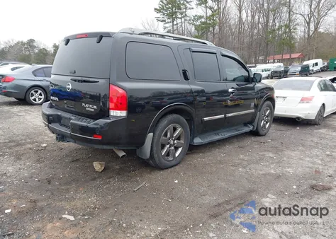 2014 Nissan Armada Platinum from USA, damaged, VIN 5N1BA0NF3EN604229